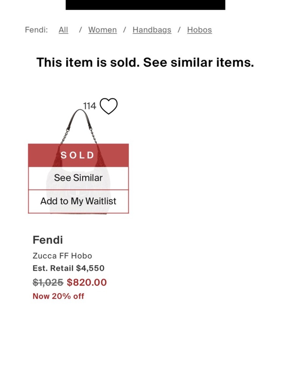 Vintage Fendi Brown FF Zucca Canvas Shoulder Bag with Leather Trim - Picture 8 of 8